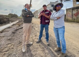 Avanza colector Las Jaras; ampliará vialidad y mejorará conexión entre Toluca y Metepec