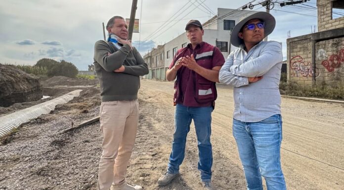 Avanza colector Las Jaras; ampliará vialidad y mejorará conexión entre Toluca y Metepec