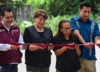 Delfina Gómez entrega rehabilitación del Puente Ixtapantongo y restablece conexión carretera en el sur del EdoMéx