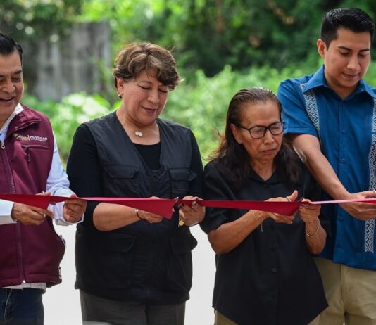 Delfina Gómez entrega rehabilitación del Puente Ixtapantongo y restablece conexión carretera en el sur del EdoMéx