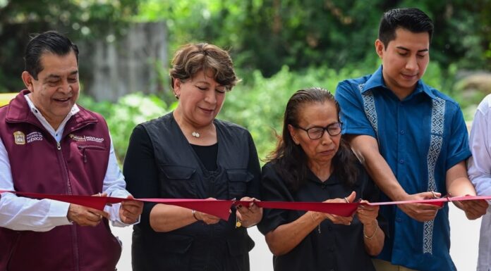 Delfina Gómez entrega rehabilitación del Puente Ixtapantongo y restablece conexión carretera en el sur del EdoMéx