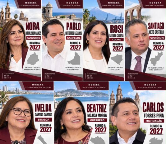 MORENA MUEVE SUS PIEZAS RUMBO A 2027: LA BATALLA POR 17 GUBERNATURAS YA COMENZÓ