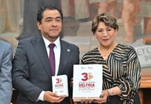 Delfina Gómez entrega su Tercer Informe de Gobierno al Congreso del Estado de México