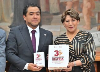 Delfina Gómez entrega su Tercer Informe de Gobierno al Congreso del Estado de México