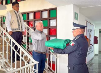 San Felipe del Progreso celebra el orgullo patrio con izamiento de la Bandera Monumental