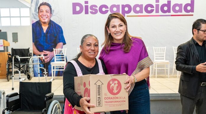 DIF Toluca entrega apoyos funcionales y alimentarios a familias de San Lorenzo Tepaltitlán