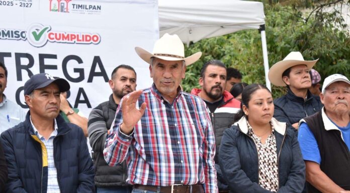 Timilpan avanza con obras que fortalecen la infraestructura y mejoran la calidad de vida