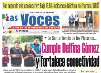En Santo Tomás de los Platanos…Cumple Delfina Gómez y fortalece conectividad