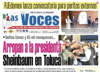 Delfina Gómez y 65 mil mexiquenses…Arropan a la presidenta Sheinbaum en Toluca