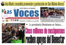 La presidenta Sheinbaum en Toluca:…Cinco millones de mexiquenses reciben apoyos del Bienestar