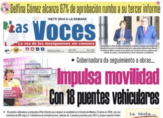 Gobernadora da seguimiento a obras…Impulsa movilidad Con 18 puentes vehiculares