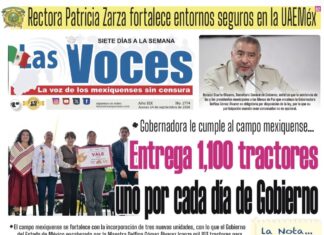 Gobernadora le cumple al campo mexiquense…Entrega 1,100 tractores uno por cada día de Gobierno