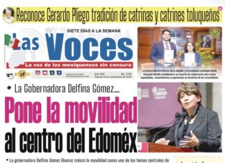 La Gobernadora Delfina Gómez…Pone la movilidad al centro del Edoméx