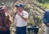 Manuel Vilchis supervisa acciones para mejorar vialidades en Loma de González