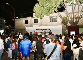 Tlalnepantla avanza con iluminación y alarmas vecinales en Cecilia Mora