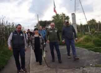 Entregan obra de electrificación en San Bartolo El Viejo, Zinacantepec