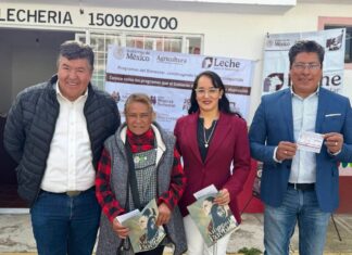 Inauguran nueva lechería en Tenango del Valle para fortalecer la economía y nutrición de las familias