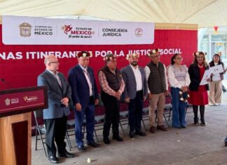 Caravanas Itinerantes por la Justicia Social acercan servicios jurídicos a habitantes de Ocuilan