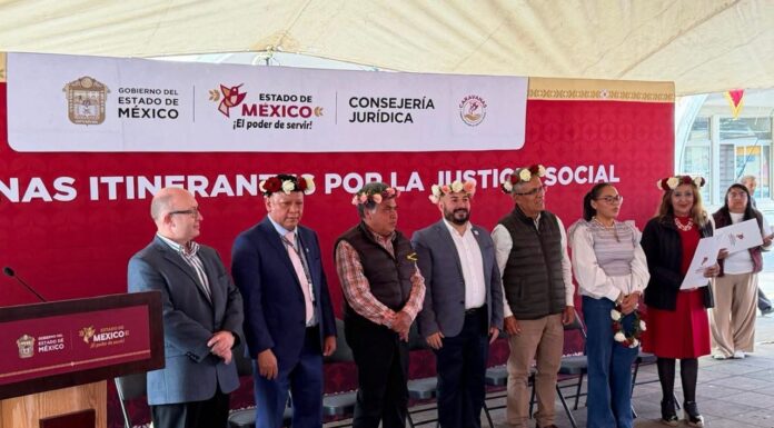 Caravanas Itinerantes por la Justicia Social acercan servicios jurídicos a habitantes de Ocuilan