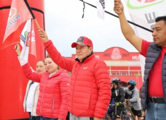 Villa Victoria conmemora la Independencia con rodada ciclista de 32 kilómetros