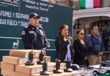 Ocoyoacac fortalece a su Dirección de Seguridad Pública y Tránsito Municipal con nuevo equipamiento