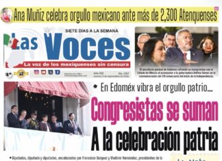 En Edoméx vibra el orgullo patrio…Congresistas se suman A la celebración patria