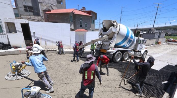 Toluca impulsa obras de agua, vialidades y educación en la delegación Adolfo López Mateos
