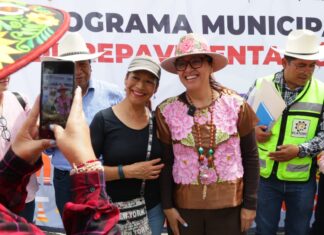 Repavimentan calle Miguel Hidalgo en Villas de Ecatepec; beneficia a más de 12 mil personas