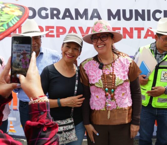 Repavimentan calle Miguel Hidalgo en Villas de Ecatepec; beneficia a más de 12 mil personas