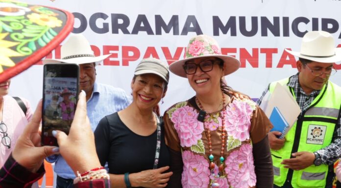 Repavimentan calle Miguel Hidalgo en Villas de Ecatepec; beneficia a más de 12 mil personas