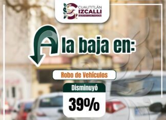 BAJAN 39% LOS ROBOS DE AUTO Y 49% LOS DE AUTOPARTES EN IZCALLI