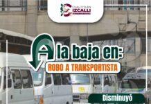Cuautitlán Izcalli avanza en seguridad: disminuye 42% el robo a transportistas
