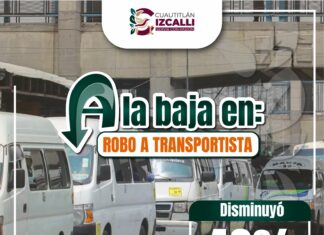 Cuautitlán Izcalli avanza en seguridad: disminuye 42% el robo a transportistas