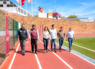 Carlos Maza Lara entrega unidad deportiva renovada para las familias de Ixtapan de la Sal
