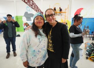 Impulsan murales con perspectiva femenina en el nuevo Centro LIBRE de Ecatepec