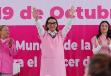 Azucena Cisneros pone en marcha la “Ruta Rosa” para acercar servicios de detección de cáncer de mama en Ecatepec