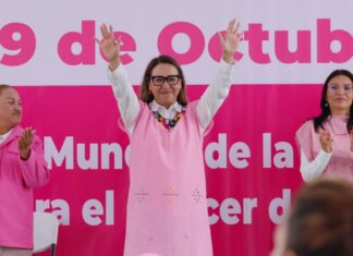 Azucena Cisneros pone en marcha la “Ruta Rosa” para acercar servicios de detección de cáncer de mama en Ecatepec