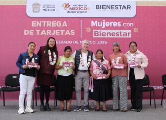 Entrega Gobierno del Edoméx 949 tarjetas de Mujeres con Bienestar en tres municipios