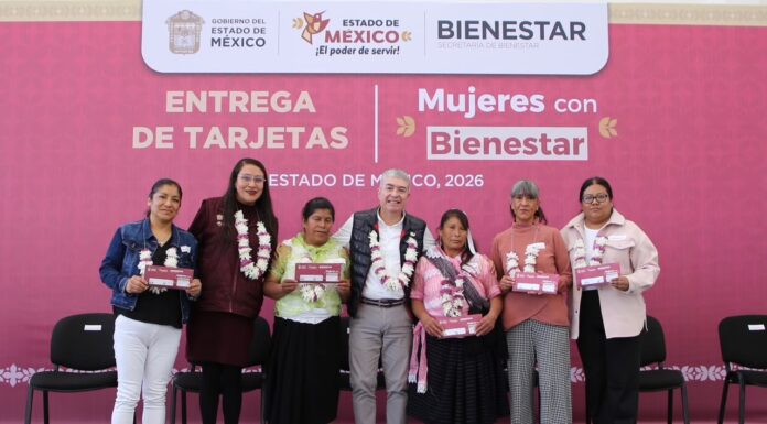 Entrega Gobierno del Edoméx 949 tarjetas de Mujeres con Bienestar en tres municipios