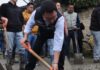 Miguel Ángel Ramírez Ponce cumple con pavimentación de la calle Carmen Serdán en Lerma