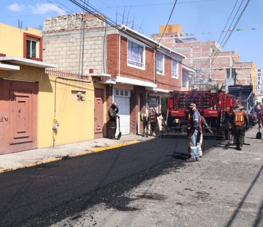 Ricardo Moreno acelera la rehabilitación de calles y avenidas en Toluca
