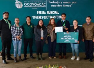Ocoyoacac celebra el talento de su juventud con la presea “Jóvenes que Transforman”