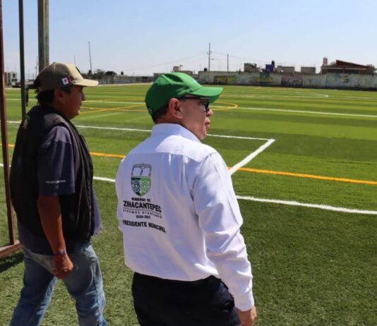 ZINACANTEPEC IMPULSA EL DEPORTE CON RENOVACIÓN DE LA UNIDAD “ANTONIO CASTILLO SÁNCHEZ”