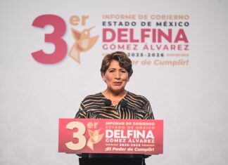 Delfina Gómez llevará resultados de su gobierno a cuatro regiones del Estado de México