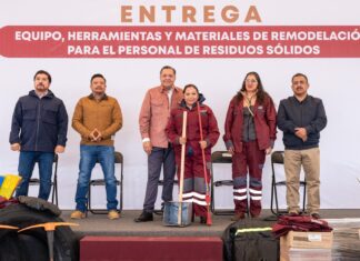 Dignifica Ricardo Moreno el servicio de limpia en Toluca con equipamiento e infraestructura