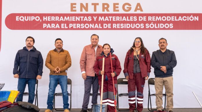 Dignifica Ricardo Moreno el servicio de limpia en Toluca con equipamiento e infraestructura
