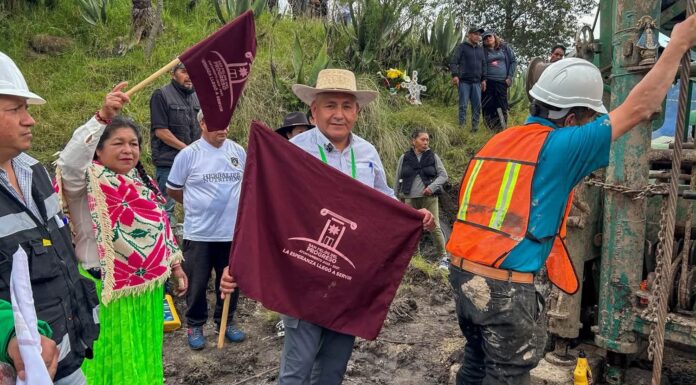 Jaime Torres Marín lleva obras por el bienestar de Nanguari con la perforación de un pozo
