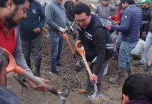 Con manos de su gente y trabajo de Miguel Ángel Ramírez, Lerma construye progreso en El Espino Peralta