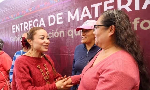 Yoselin Mendoza impulsa mejoras viales y apoyos sociales en Nicolás Romero