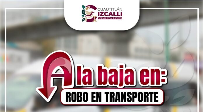 Baja 17% el robo en transporte público en Cuautitlán Izcalli